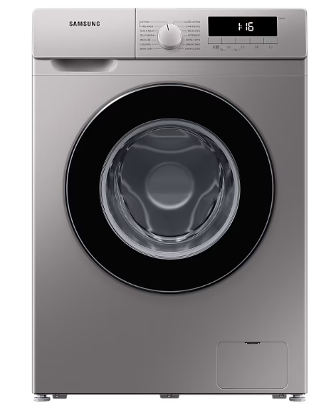SAMSUNG 9KG FRONT LOADER WASHING MACHINE SILVER