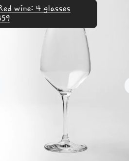 Jan Red wine glasses- 4