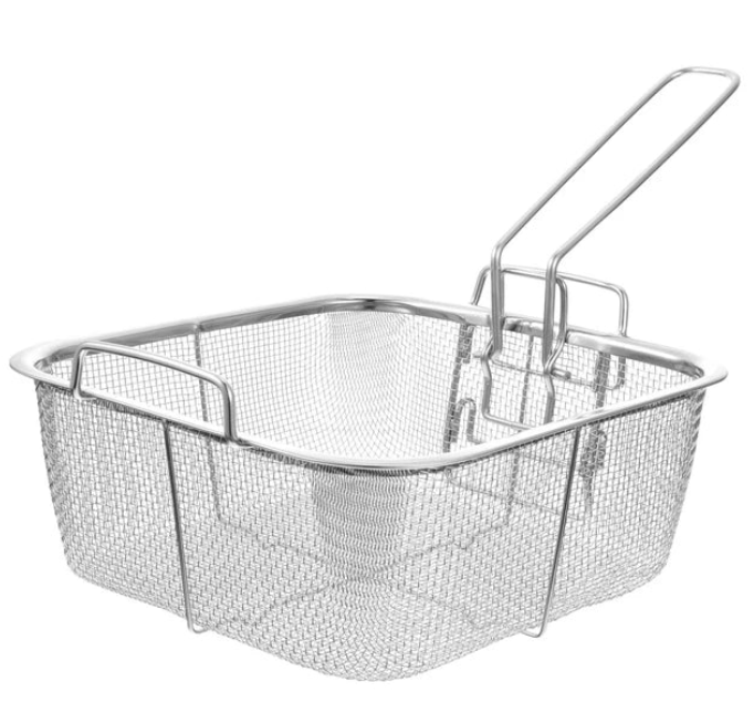 New Stainless Steel Fryer Basket Strainer French Fries Quick Fryer