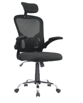 Everfurn Stagio Ergo High Back Chair Black