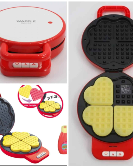 Mini waffle maker- Heart (Battery operated)