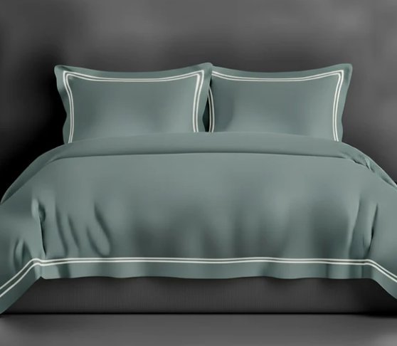 Standard duvet cover set: 2 stripes- 300TC