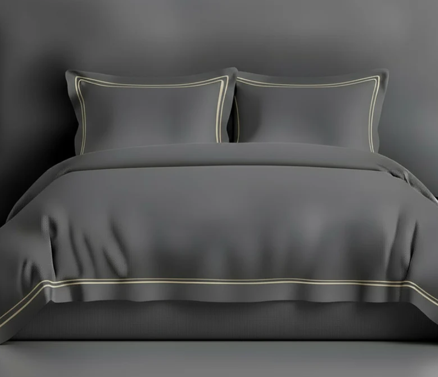 Standard duvet cover set: 2 stripes- 300TC - Image 2
