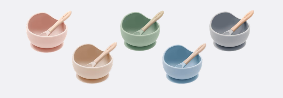 Silicone Suction Bowl and Spoon Set - Image 2