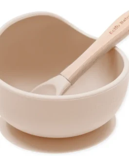 Silicone Suction Bowl and Spoon Set
