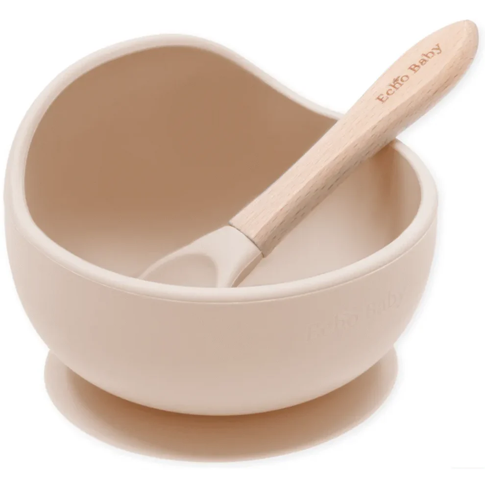 Silicone Suction Bowl and Spoon Set