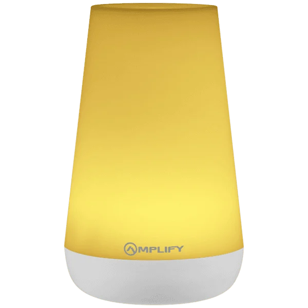 Amplify Glow Series LED Desk Lamp with 3 Lighting Modes - White