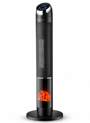 LED Fireplace Tower Heater