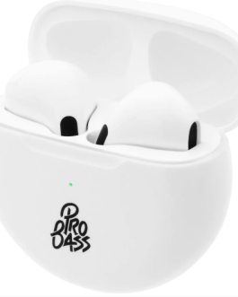 Pro Bass Future Series True Wireless Earphones with Charging Case - White