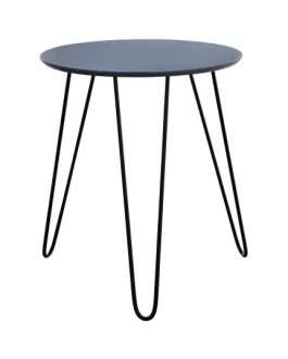 Everfurn Juniper Coffee Table - Grey and Black Frame