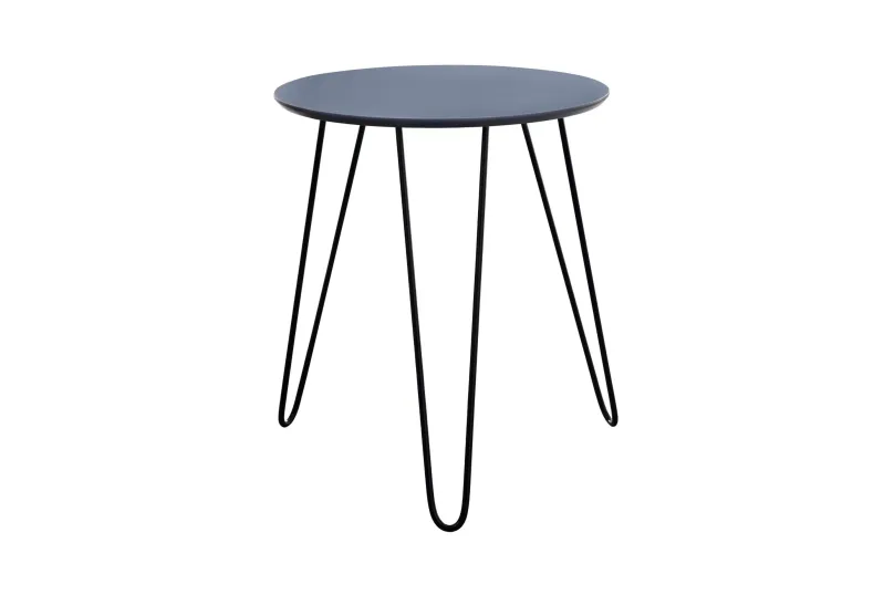 Everfurn Juniper Coffee Table - Grey and Black Frame