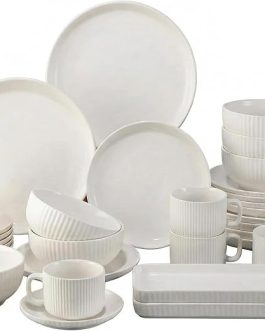 Ribbed Dinner Set- 32pc