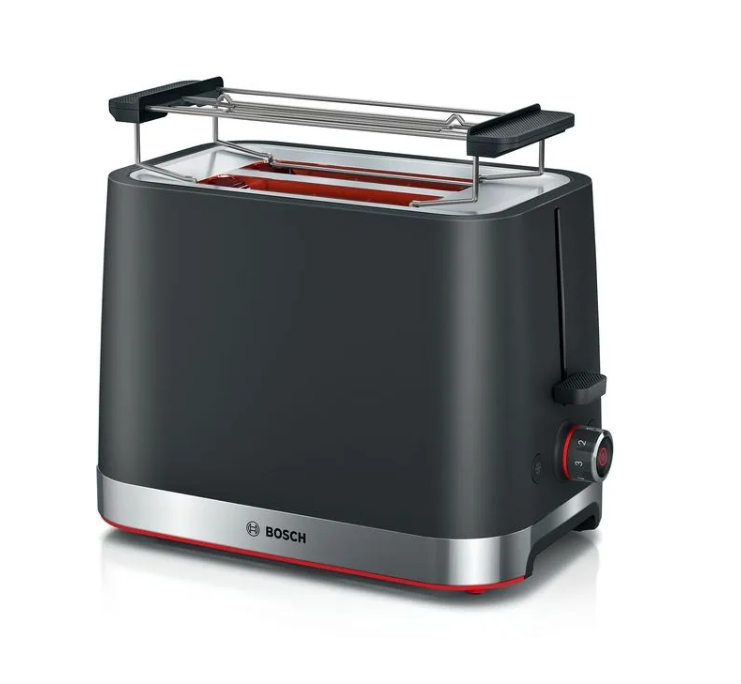 BOSCH 2 SLICE BLACK COMPACT MY MOMENT TOASTER