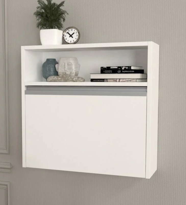 Amoire Violin Laptop Desk White - Image 2