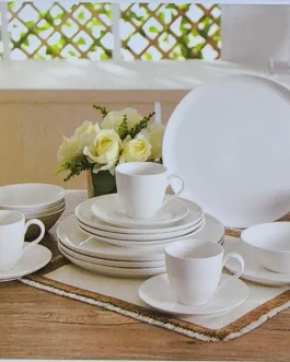 White Grace Dinner Set- 20pc