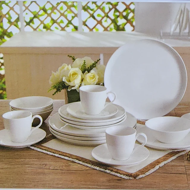 White Grace Dinner Set- 20pc