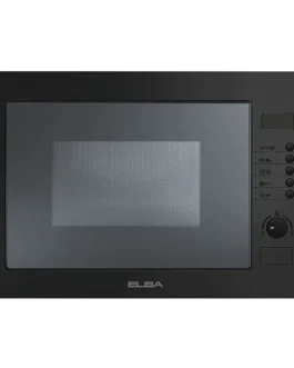 Elba Elio 38cm Black Metal Paint Built-In Microwave