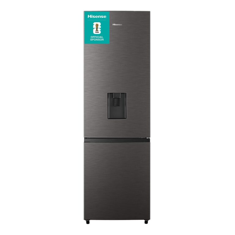 263L Titanium Inox Combirefrigerator with water dispenser
