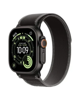Apple Watch Ultra 3 GPS + Cellular 49mm Black Titanium Case with Black/Charcoal Trail Loop - M/L